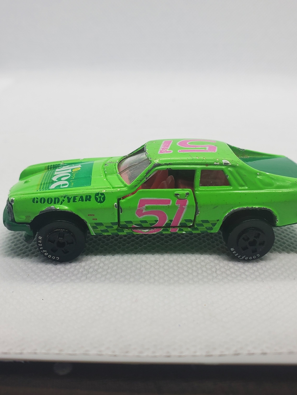Road Champs Jaguar XJ-S XJS #51 Slice soda 2-Tone GREEN 1/64 Loose 1987